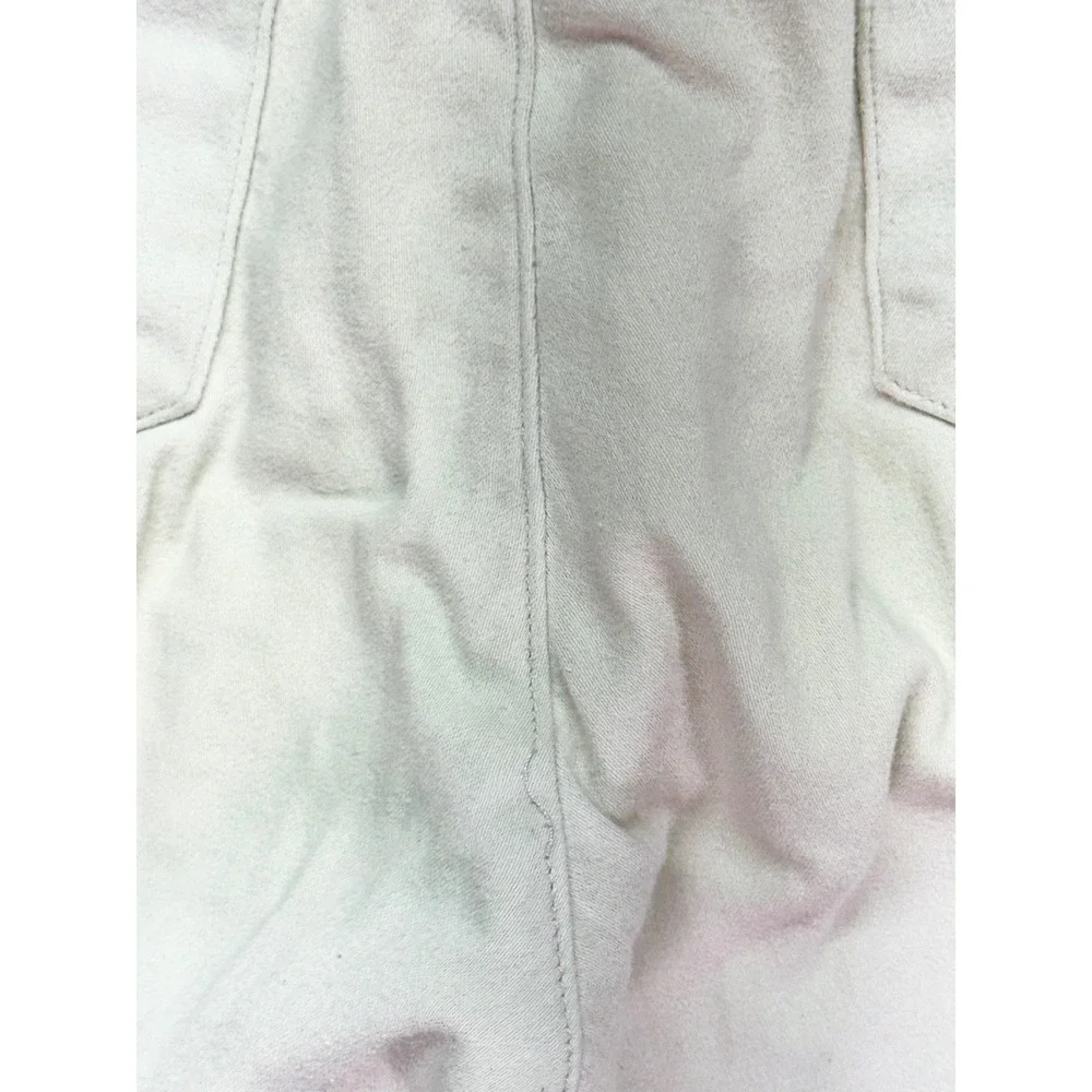 Umgee USA Cream Distressed Ladder Ruffle‎ Jeggings Skinny Pants Womens Small